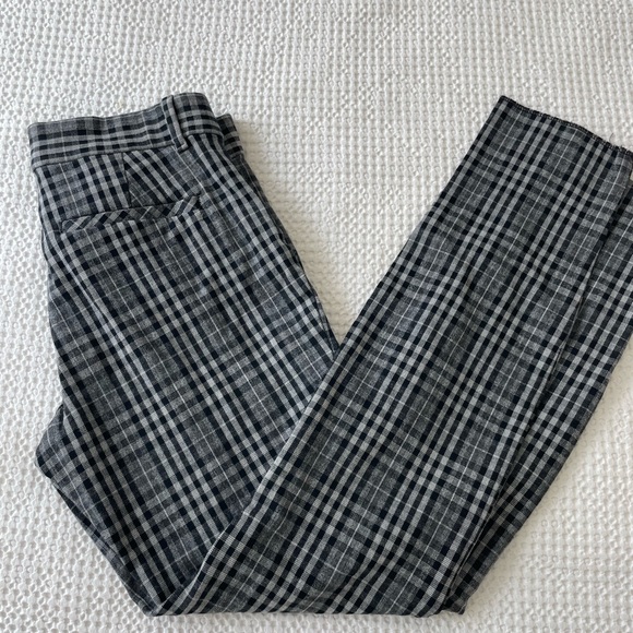 Gap - Skinny Plaid Pants, black/grey - Picture 3 of 4